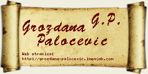 Grozdana Paločević vizit kartica